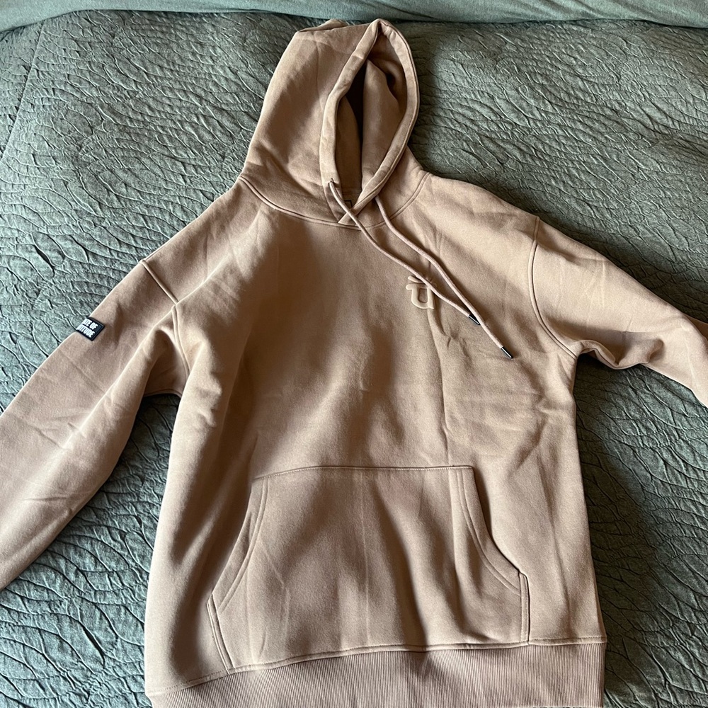 Tan Hoodie with Front Pocket